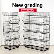 Snack Oblique Basket Rack for Supermarket/Store/Toy Store/Pharmacy Display