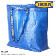 FRAKTA Carrier bag, medium, blue, 36 l