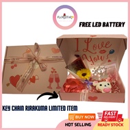 I LOVE YOU BOUQUET  BIRTHDAY BOX LED