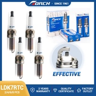 2-8PCS Spark Plugs TORCH LDK7RTC Replace for 5847/LKR7B-9 LKR7B9 1643/LKR7E 90724/LKR7D-DE LKR7DDE C