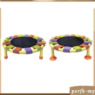 [PerfkMY] Round Trampoline Exercise Trampoline Quiet Jumping Mat Versatile Birthday Gifts Folding Tr