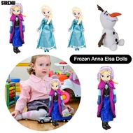 SIRENU Frozen Anna Elsa Dolls, 23-50 CM Cartoon Olaf Snowman Plush Toy, Disney Movies Stuffed Animal