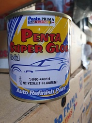 CAT PENTA SUPER GLOSS  NC VIOLET FLUORENCENT STABILO UNGU / ISI 200 GRAM / CAT MOBIL / MOTOR / DUCO 