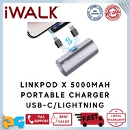 iWalk LinkPod X 5000MaH Powerbank with Interchangeable USB-C / Lightning Adapter