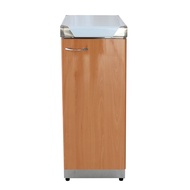 [特價]【Abis】客製商品-豪華升級款不鏽鋼20KG用瓦斯桶台/流理台/工作台/收納廚具-多款門板可選(桶身304)紅色