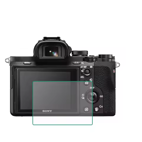 Glass Screen Protector for Sony A6600 A6400 A6100 NEX-7/6/5 A9 A99 A77 A7R A7 A7S ZV1 ZVE10 RX100 Ma