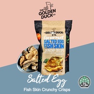 [ The Golden Duck ] Salted Egg Yolk Fish Skin Crisps (113g) / Single pack Snack