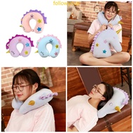 fol Cute Animal Travel Pillow Memory Foam Neck Pillow for Kids Soft and Firm Neck Support Pillow Washable