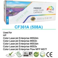 หมึกเทียบเท่า HP Color LaserJet Enterprise Flow MFP M577 (508A) สีฟ้า Compatible