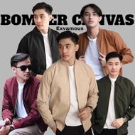 BOMBER CASUAL Canvas PREMIUM Men's Bomber Jacket Men's Casual Bomber Jacket