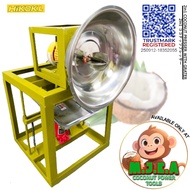 2IN1 COCONUT PRESSER WITH COCONUT GRATER STAINLESS BLADE AND BASIN 1/2HP WATERPUMP MOTOR YELLOW