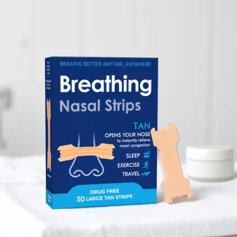 Breath Nasal Strips,Lavender Scent Sleeping Nose Strip,Exercise Air Intake and Improve Sleep Strong