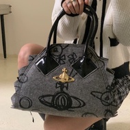 【復古反叛✨全網最低價❗️】西太后 Vintage Vivienne Westwood 正品絕版 毛氈保齡球包