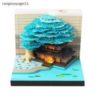 [Range11] Time Piece Calendar 2026 Desk Calendar With LED Light 3D Tear-away Calendar Paper Carving 