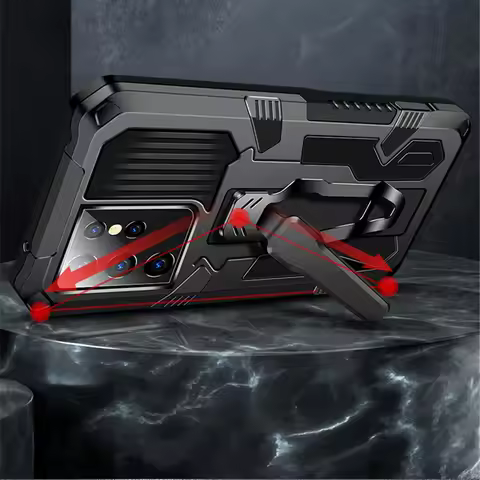 Magnet Case For Samsung Galaxy S21 Ultra Plus 5G M51 A12 S20FE Belt Clip Armor Cover For Samsung S21