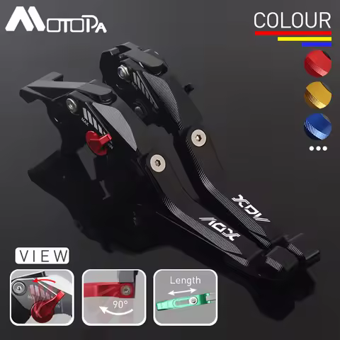 MOTOPA CNC 5D Clutch Brake Lever FOR longjia XDV250si XDV300i XDV 300i Adjustable Clutch Brake Lever
