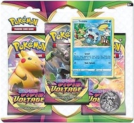 Pokemon TCG: Sword &amp; Shield-Vivid Voltage Three-Booster Blister, Multi (175-80753)