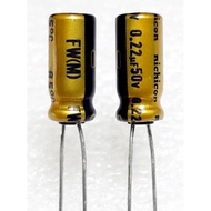 Nichicon FW 0.22uf 50v capacitor