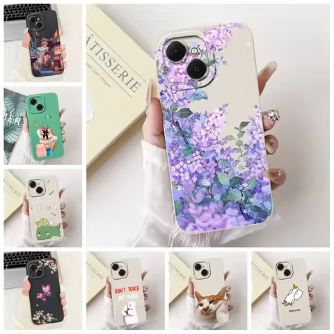 For Tecno Spark 40C Case Cute Cat Panda Fashion Flowers Love Cool Painted Soft Back Cover For Techno