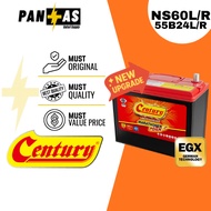 [Installation Provided] Century MARATHONER MAX MF Car Battery Bateri Kereta | NS60 L/R | 55B24 L/R |