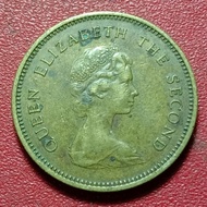 koin Hongkong 50 Cents - Elizabeth II (2nd portrait) 1977-1980 (1980)