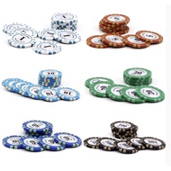 🇸🇬 Las Vegas Casino Mahjong Poker Chips - 1 set of 100 chips SG Seller Ready Stocks
