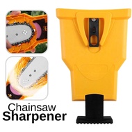 Portable Chainsaw Sharpener Chain Saw Blade Teeth Sharpener Sharpening Stone for Chainsaw Teeth Sharpener Chain Saw Sharpener Bar-Mount Chain Saw Sharpening Pengasah Asah Mata Gergaji