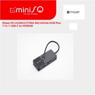 Mazer/M-UC2MULTI7002-BK/Infinite.HUB Plus 7-in-1 USB-C to HDMI4K
