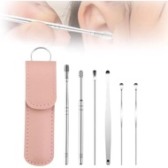 Ear Cleaner, Ear Cleaning Tool Set, Ear Cleaning Kit, Portable Spiral Ear Wax Cleaning Tool Set (Pin
