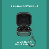 For Sony LinkBuds Open Case Cute Finger Ring Lanyard Sony LinkBuds Fit Silicone Soft Case Shockproof