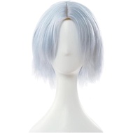 Dante Devil Cosplay May Cay Costume Wig Adult Men DMC Silver Grey Wigs Accessories