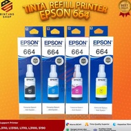 1Set Tinta Epson 664 For Ink Printer L120 L210 L310 L360(Botol Baru)