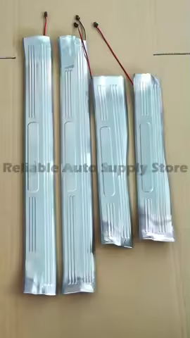 For Toyota 13-19 Harrier 60 Series XU60 LED Illuminated Door Sill Scuff Plates Entry Lamp Welcome Ki