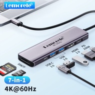USB C HUB Type C to HDMI 7 in 1 Adapter Mini Hub dongle expansion for Macbook notebook mobile suppor