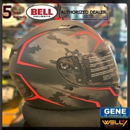 BELL Qualifier Stealth Camo Matte Black Red Helmet 100% Original From Authorized Dealer