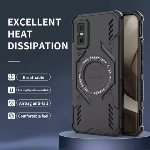 Funda For Infinix GT 30 Pro 5G Note 60 Pro 50S Edge 5G HOT 60 60i 50 Pro 4G Magnetic Armor Shockproo