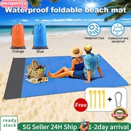 SG STOCK 🔥2x2.1m Picnic Mats Beach mat Blanket Waterproof Folding Outdoor Camping Mat Lightweight Be