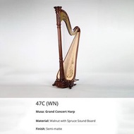 特惠價代購日本豎琴 Aoyama Pedal Harp 一手豎琴 二手豎琴 40 弦豎琴 40 strings (Musa 47C(WN))