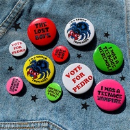 Pin Button | Glossy Button Pin | Pin Button Aesthetic | Pin Button Y2K | Trinkets Pin