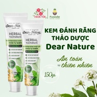 [ Kem đánh răng thảo dượᴄ Dear Nature 150gr ] làm sạch trắng răng tự nhiên Herbal Toothpaste