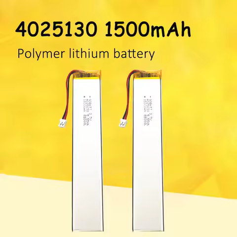 4025130 Lipo Battery 3.7V 1500mAh Lithium Polymer Batteries Ph2.0 Plug for Video Player Sports Brace