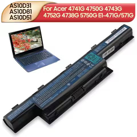 Original Replacement Battery AS10D31 For Acer 4741G 4750G 4250 4333 4551 5250