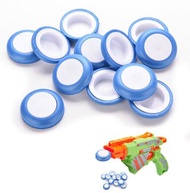 12 Pcs Mini Foam Frisbee Soft Disk Gun Bullets for Nerf Gun toys Blue for Kids