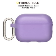 RhinoShield SG- AirPods Pro 2 Case With Carabiner Impact Resistant TPE Cover Compatible With Wireless Charging
