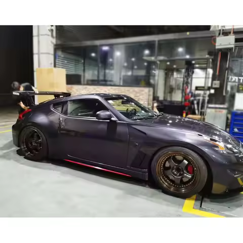 Suitable for Nissan Z34 370Z Carbon Fiber Modification Parts Voltex Style Double Layer GT Rear Spoil