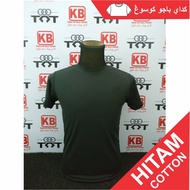 Baju kosong cotton hitam black