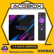 NEW H96MAX TVBOX 2GB 16GB Android 9  RK3318 Support 2.4/5GWiFi  Android BOX Media Player IPTV Malaysia ACEBOX