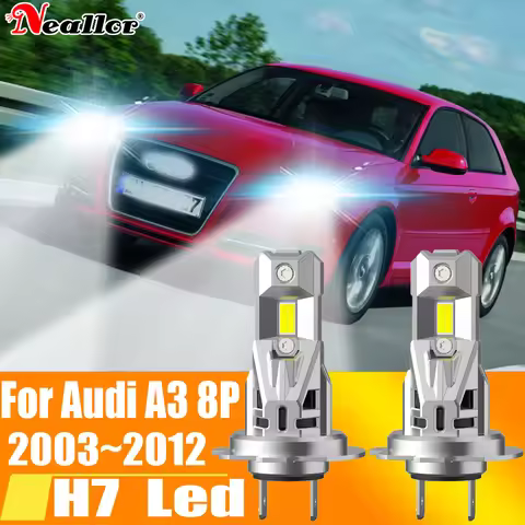 2pcs High Power H7 Led Headlight Canbus No Error H18 Car Bulb 6000K White Light Moto Diode Lamp 12v 