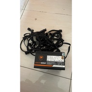 Cougar gx-f650, psu 650w, power supply 650 watt, gold 80+ full modular.