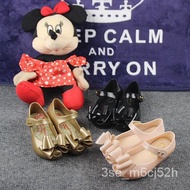 KY-DMelisa Same Jelly Children's Sandals Children's Shoes Three-Layer Bow Princess Shoes Soft Sole Shoes Handcraft Shoes